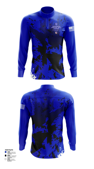 Quarter Zip Jacket, Mansfield Martial Arts Center, , Teamtime, Team time, sublimation, custom sports apparel, team uniforms, spirit wear, spiritwear, sports uniforms, custom shirts, team store, custom team store, fundraiser sports, apparel fundraiser