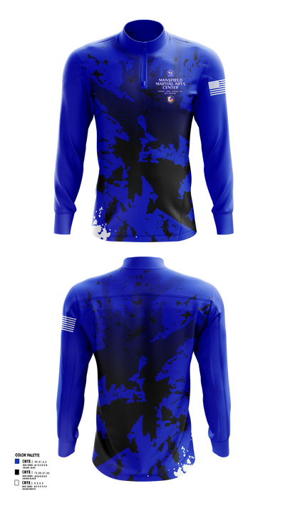 Mansfield Martial Arts Center Quarter Zip Jacket - 16