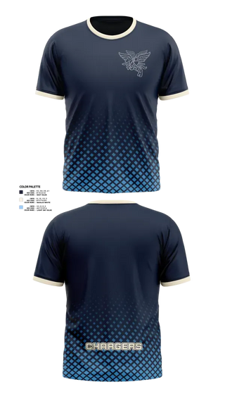 Short Sleeve Performance Shirt, Ansonia Chargers, Track & Field, Teamtime, Team time, sublimation, custom sports apparel, team uniforms, spirit wear, spiritwear, sports uniforms, custom shirts, team store, custom team store, fundraiser sports, apparel fundraiser