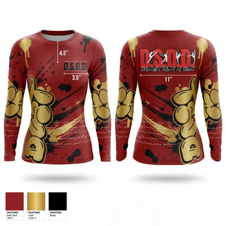 Long Sleeve Performance Shirt, Deborah's School of Dance, , Teamtime, Team time, sublimation, custom sports apparel, team uniforms, spirit wear, spiritwear, sports uniforms, custom shirts, team store, custom team store, fundraiser sports, apparel fundraiser