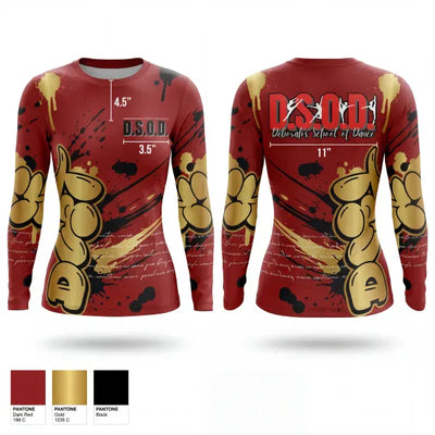 Deborah's School of Dance 10403549 Long Sleeve Performance Shirt 1