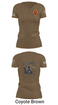 1st Bn 2mar 2nd MarDiv 35824328 Women's Short Sleeve V-neck Shirt - 8