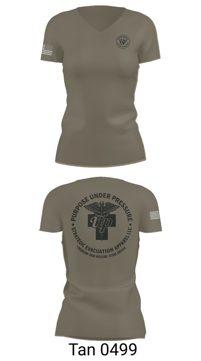 439th AES 50968324 Women's Short Sleeve V-neck Shirt - 68
