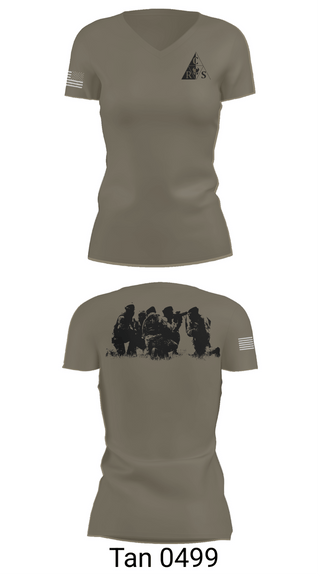 Womens Short Sleeve Vneck Shirt, 5th Combat Readiness School, Air Force, Teamtime, Team time, sublimation, custom sports apparel, team uniforms, spirit wear, spiritwear, sports uniforms, custom shirts, team store, custom team store, fundraiser sports, apparel fundraiser