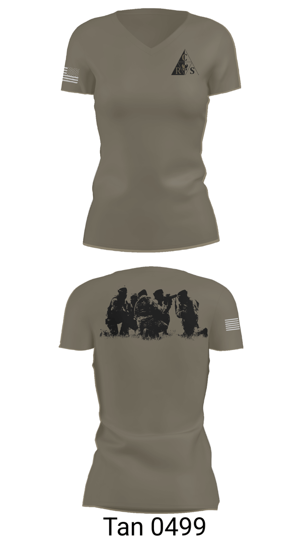 Womens Short Sleeve Vneck Shirt, 5th Combat Readiness School, Air Force, Teamtime, Team time, sublimation, custom sports apparel, team uniforms, spirit wear, spiritwear, sports uniforms, custom shirts, team store, custom team store, fundraiser sports, apparel fundraiser