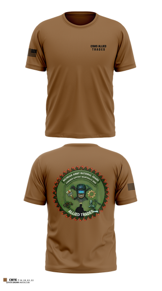 Old School Cotton Feel Shirt, CSMS ALLIED TRADES, National Guard, Teamtime, Team time, sublimation, custom sports apparel, team uniforms, spirit wear, spiritwear, sports uniforms, custom shirts, team store, custom team store, fundraiser sports, apparel fundraiser