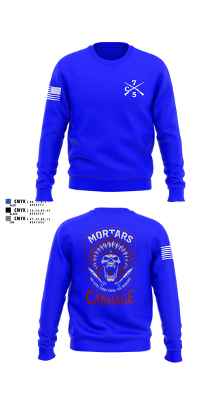 Crew Neck Sweatshirt, Carnage, , Teamtime, Team time, sublimation, custom sports apparel, team uniforms, spirit wear, spiritwear, sports uniforms, custom shirts, team store, custom team store, fundraiser sports, apparel fundraiser