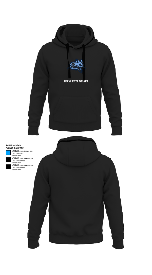 Hoodie, Indian River Wolves, Wrestling, Teamtime, Team time, sublimation, custom sports apparel, team uniforms, spirit wear, spiritwear, sports uniforms, custom shirts, team store, custom team store, fundraiser sports, apparel fundraiser