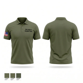Short Sleeve Performance Polo, 12th Littoral Combat Team, Marines, Teamtime, Team time, sublimation, custom sports apparel, team uniforms, spirit wear, spiritwear, sports uniforms, custom shirts, team store, custom team store, fundraiser sports, apparel fundraiser
