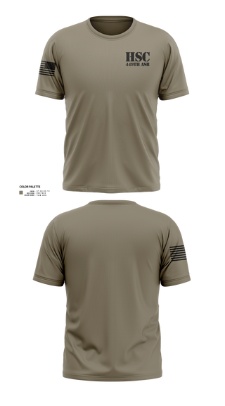 Old School Cotton Feel Shirt, HSC 449th ASB, National Guard, Teamtime, Team time, sublimation, custom sports apparel, team uniforms, spirit wear, spiritwear, sports uniforms, custom shirts, team store, custom team store, fundraiser sports, apparel fundraiser
