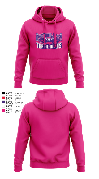 Hoodie, Carolina Track Hawks, Track & Field, Teamtime, Team time, sublimation, custom sports apparel, team uniforms, spirit wear, spiritwear, sports uniforms, custom shirts, team store, custom team store, fundraiser sports, apparel fundraiser