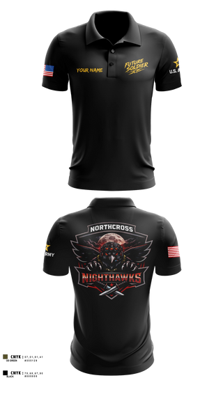 Short Sleeve Performance Polo, Northcross Recruiting Station, Army, Teamtime, Team time, sublimation, custom sports apparel, team uniforms, spirit wear, spiritwear, sports uniforms, custom shirts, team store, custom team store, fundraiser sports, apparel fundraiser