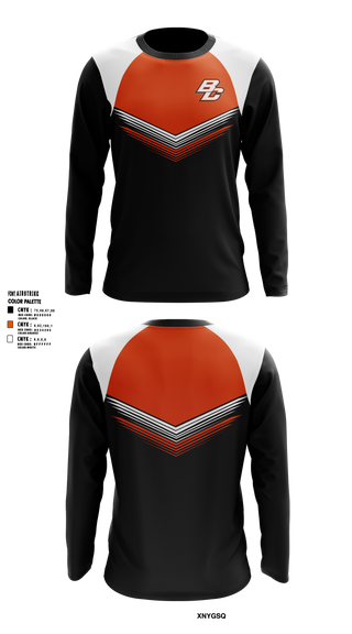Long Sleeve Performance Shirt, Byron Center Bulldogs, Cross Country, Teamtime, Team time, sublimation, custom sports apparel, team uniforms, spirit wear, spiritwear, sports uniforms, custom shirts, team store, custom team store, fundraiser sports, apparel fundraiser
