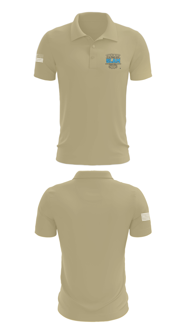 Short Sleeve Performance Polo, Slam, Women's Basketball, Teamtime, Team time, sublimation, custom sports apparel, team uniforms, spirit wear, spiritwear, sports uniforms, custom shirts, team store, custom team store, fundraiser sports, apparel fundraiser