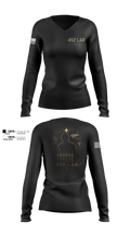 452 MED DET 15350683 Women's Long Sleeve V-neck Shirt - 104