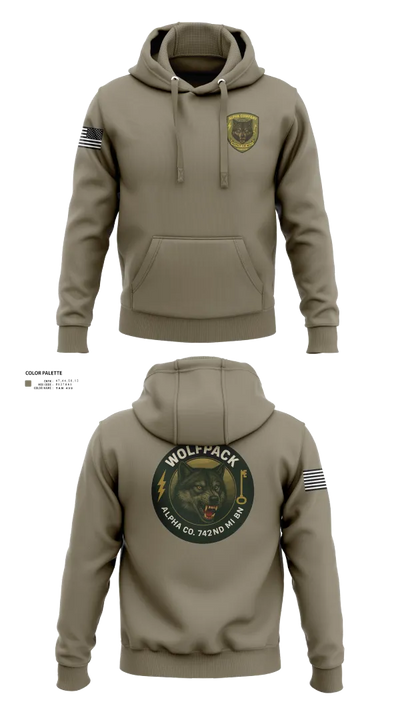 Alpha Company, 742nd MI BN 63868079 Hoodie - 51