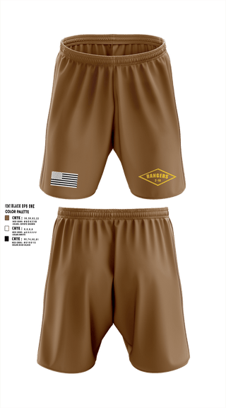 Athletic Shorts With Pockets, 2-16 rangers, Army, Teamtime, Team time, sublimation, custom sports apparel, team uniforms, spirit wear, spiritwear, sports uniforms, custom shirts, team store, custom team store, fundraiser sports, apparel fundraiser