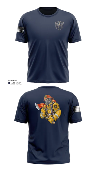 Short Sleeve Performance Shirt, Lead Hill Fire Department, , Teamtime, Team time, sublimation, custom sports apparel, team uniforms, spirit wear, spiritwear, sports uniforms, custom shirts, team store, custom team store, fundraiser sports, apparel fundraiser