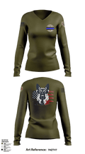 Phillips County Sheriff Department, 23839798 Women's Long Sleeve V-neck Shirt - 1