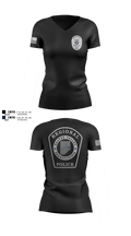 Beaver Valley Regional Police Department  Women's Short Sleeve V-neck Shirt - 1
