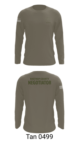 Long Sleeve Performance Shirt, Bastrop County Sheriff's Office, Police, Teamtime, Team time, sublimation, custom sports apparel, team uniforms, spirit wear, spiritwear, sports uniforms, custom shirts, team store, custom team store, fundraiser sports, apparel fundraiser