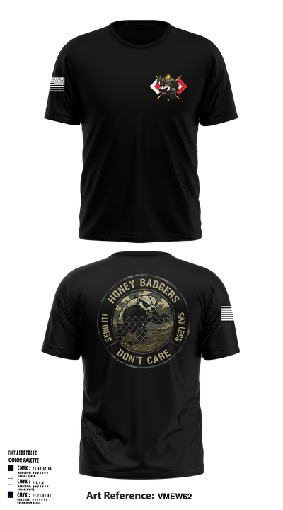 HHC 112th SIG BN (SO) (A) Soft Poly Tee Cotton Like Feel - 5