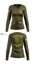 David Wade Correctional Center Women's Long Sleeve V-neck Shirt - 3