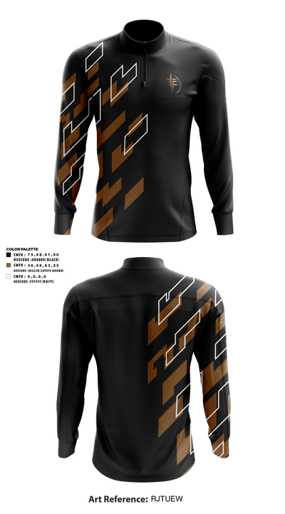 Faith family footbal 31880375 Quarter Zip Jacket - 21