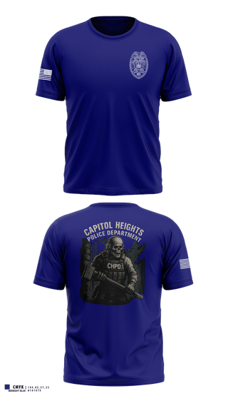 Short Sleeve Performance Shirt, Capitol Heights Police Dept., Police, Teamtime, Team time, sublimation, custom sports apparel, team uniforms, spirit wear, spiritwear, sports uniforms, custom shirts, team store, custom team store, fundraiser sports, apparel fundraiser