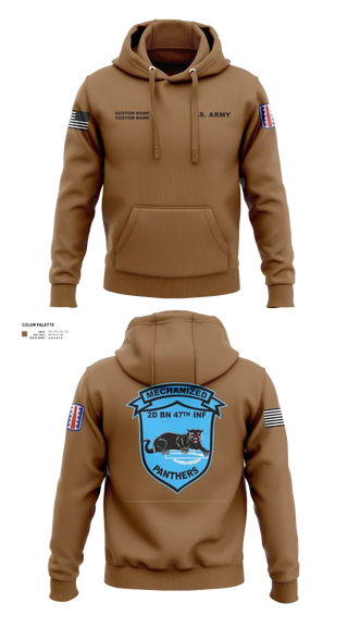Hoodie, C Co 2-47 197th Infantry Brigade, , Teamtime, Team time, sublimation, custom sports apparel, team uniforms, spirit wear, spiritwear, sports uniforms, custom shirts, team store, custom team store, fundraiser sports, apparel fundraiser