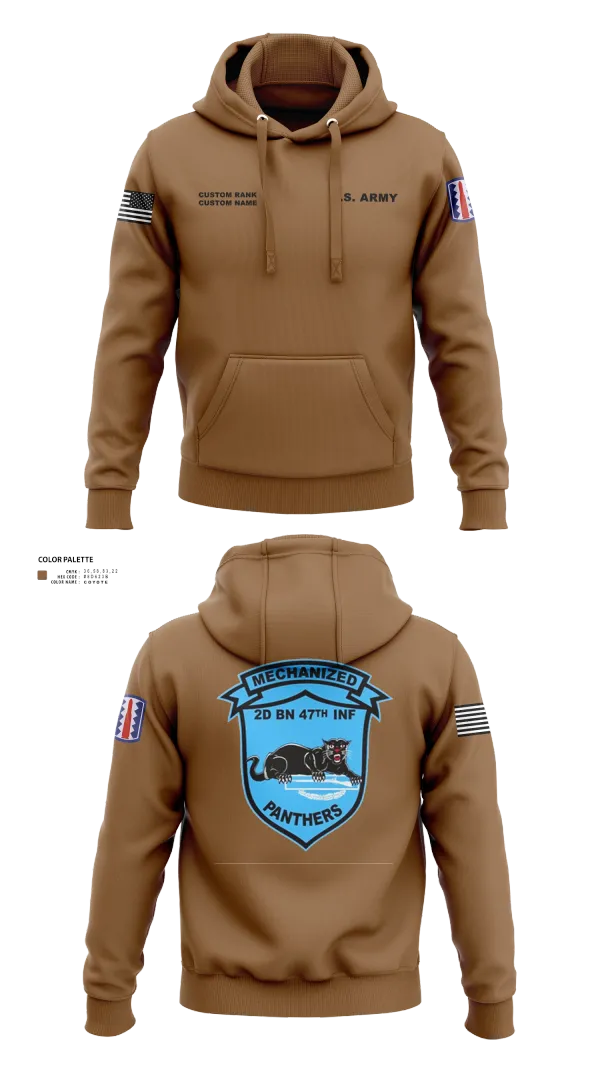 Hoodie, C Co 2-47 197th Infantry Brigade, , Teamtime, Team time, sublimation, custom sports apparel, team uniforms, spirit wear, spiritwear, sports uniforms, custom shirts, team store, custom team store, fundraiser sports, apparel fundraiser