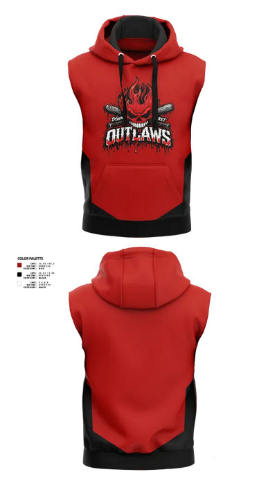 DownEast Outlaws 43136486 Sleeveless Hoodie - 22