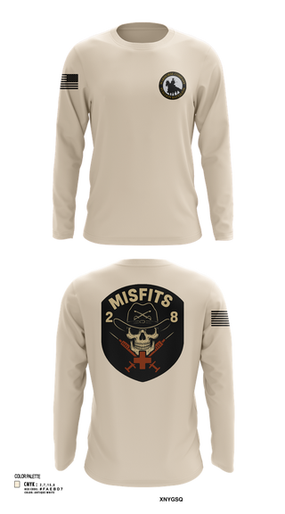 Long Sleeve Performance Shirt, 2-8 Cav, HHC, Medic Platoon, , Teamtime, Team time, sublimation, custom sports apparel, team uniforms, spirit wear, spiritwear, sports uniforms, custom shirts, team store, custom team store, fundraiser sports, apparel fundraiser