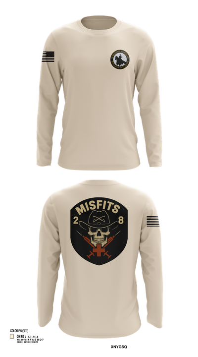 2-8 Cav, HHC, Medic Platoon 50281984 Long Sleeve Performance Shirt 103
