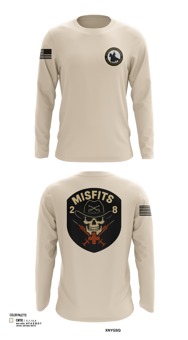 Long Sleeve Performance Shirt, 2-8 Cav, HHC, Medic Platoon, , Teamtime, Team time, sublimation, custom sports apparel, team uniforms, spirit wear, spiritwear, sports uniforms, custom shirts, team store, custom team store, fundraiser sports, apparel fundraiser