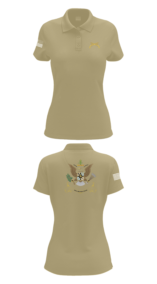 Womens Short Sleeve Performance Polo, 402nd Military Police Battalion, , Teamtime, Team time, sublimation, custom sports apparel, team uniforms, spirit wear, spiritwear, sports uniforms, custom shirts, team store, custom team store, fundraiser sports, apparel fundraiser