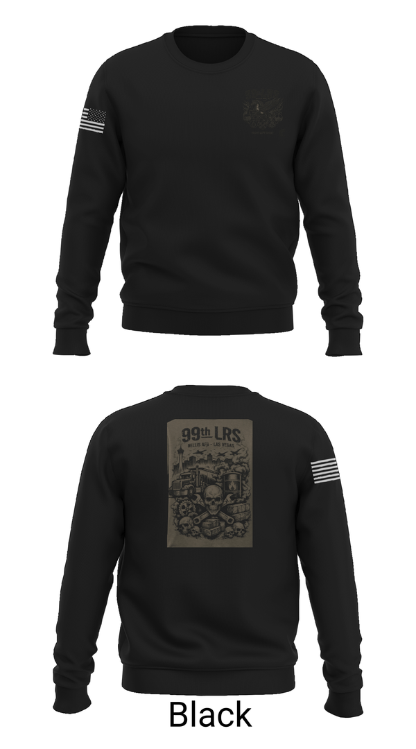 Crew Neck Sweatshirt, 99th LRS, Air Force, Teamtime, Team time, sublimation, custom sports apparel, team uniforms, spirit wear, spiritwear, sports uniforms, custom shirts, team store, custom team store, fundraiser sports, apparel fundraiser