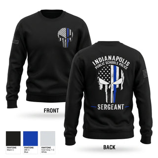 Crew Neck Sweatshirt, Indianapolis Public Schools Police Department, Police, Teamtime, Team time, sublimation, custom sports apparel, team uniforms, spirit wear, spiritwear, sports uniforms, custom shirts, team store, custom team store, fundraiser sports, apparel fundraiser