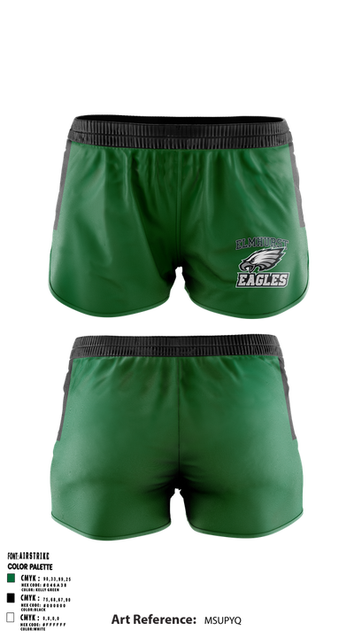 Elmhurst Eagles 51055719 Women's Shorts - 1