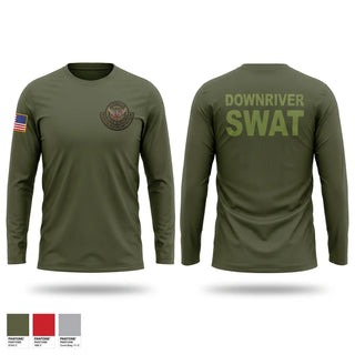 Long Sleeve Performance Shirt, DOWNRIVER SWAT, Police, Teamtime, Team time, sublimation, custom sports apparel, team uniforms, spirit wear, spiritwear, sports uniforms, custom shirts, team store, custom team store, fundraiser sports, apparel fundraiser