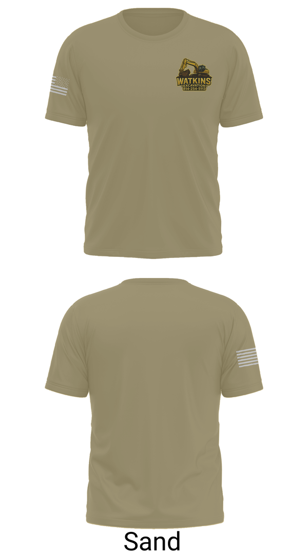 Old School Cotton Feel Shirt, 252 EngineersWatkins Excavation, , Teamtime, Team time, sublimation, custom sports apparel, team uniforms, spirit wear, spiritwear, sports uniforms, custom shirts, team store, custom team store, fundraiser sports, apparel fundraiser