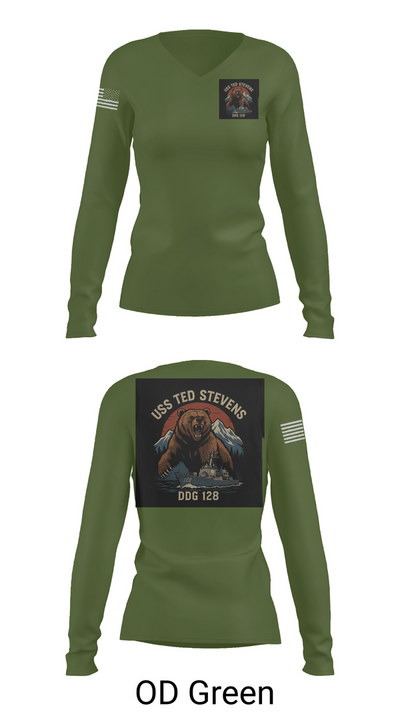 TED STEVENS 69093097 Women's Long Sleeve V-neck Shirt - 54
