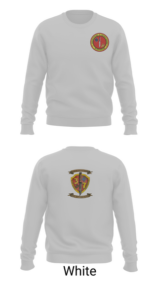 Crew Neck Sweatshirt, 3rd Battalion 7th Marines, Marines, Teamtime, Team time, sublimation, custom sports apparel, team uniforms, spirit wear, spiritwear, sports uniforms, custom shirts, team store, custom team store, fundraiser sports, apparel fundraiser