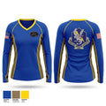 83d Chemical Battalion 44785590 Women's Long Sleeve V-neck Shirt - 1