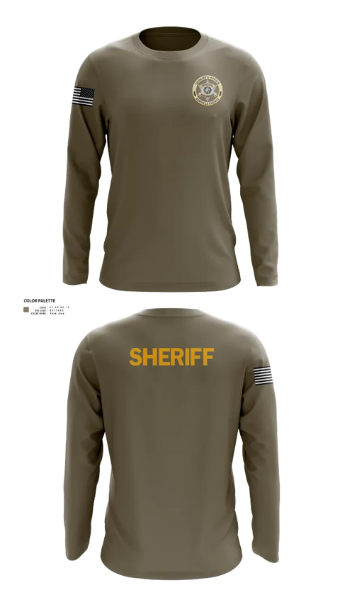 Long Sleeve Performance Shirt, Renville County Sheriff's Office, Police, Teamtime, Team time, sublimation, custom sports apparel, team uniforms, spirit wear, spiritwear, sports uniforms, custom shirts, team store, custom team store, fundraiser sports, apparel fundraiser