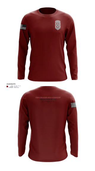 Long Sleeve Performance Shirt, The Melrose Fire Company Incorporated, , Teamtime, Team time, sublimation, custom sports apparel, team uniforms, spirit wear, spiritwear, sports uniforms, custom shirts, team store, custom team store, fundraiser sports, apparel fundraiser