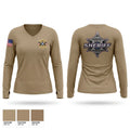 Mitchell County Sheriff Women's Long Sleeve V-neck Shirt - 1