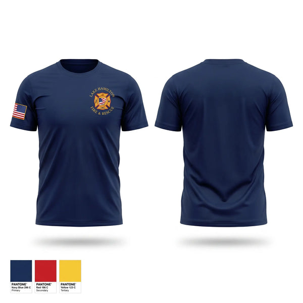 Short Sleeve Performance Shirt, Lake Hamilton Fire Rescue, Fire Department, Teamtime, Team time, sublimation, custom sports apparel, team uniforms, spirit wear, spiritwear, sports uniforms, custom shirts, team store, custom team store, fundraiser sports, apparel fundraiser