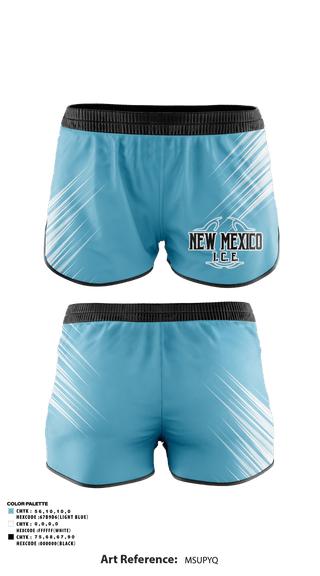 Track Shorts, New Mexico I.C.E, Softball, Teamtime, Team time, sublimation, custom sports apparel, team uniforms, spirit wear, spiritwear, sports uniforms, custom shirts, team store, custom team store, fundraiser sports, apparel fundraiser