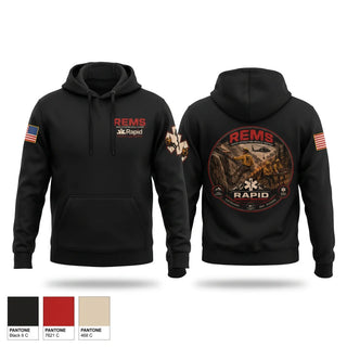 Hoodie, Rapid Emergency Management, EMS/EMT, Teamtime, Team time, sublimation, custom sports apparel, team uniforms, spirit wear, spiritwear, sports uniforms, custom shirts, team store, custom team store, fundraiser sports, apparel fundraiser